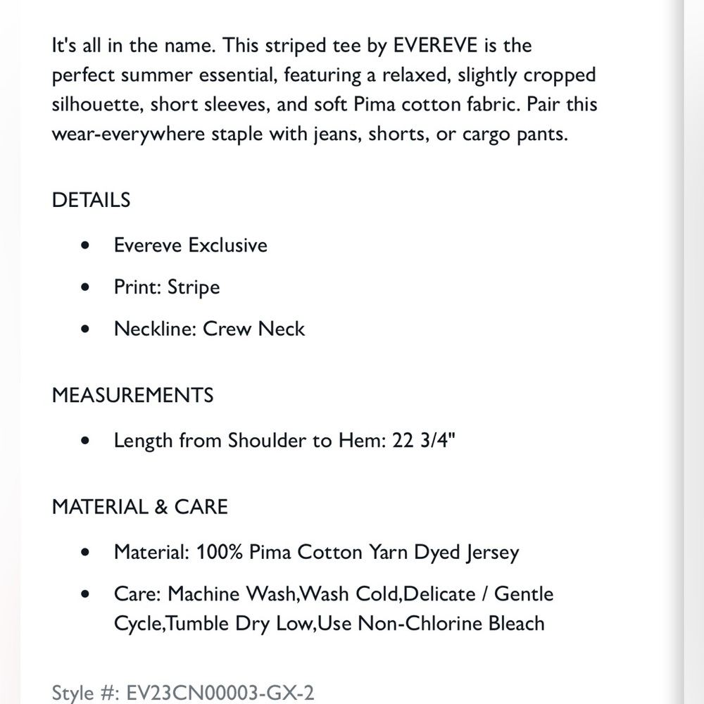 Evereve Perfect Ree Size Medium - Picture 7 of 7